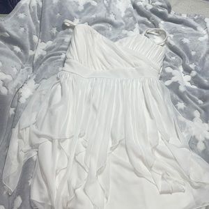 White formal dress